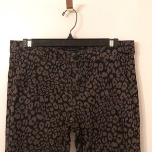 Sanctuary leopard pants SIZE 28 like new from pet free and smoke free home